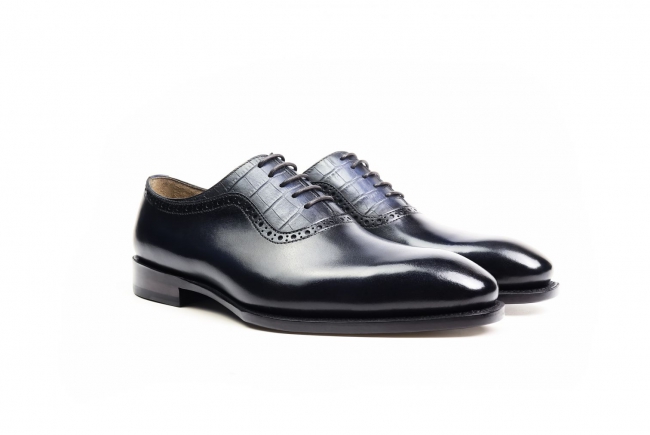 OXFORD SHOES (CODE: 2509 - PATINA BLUE)