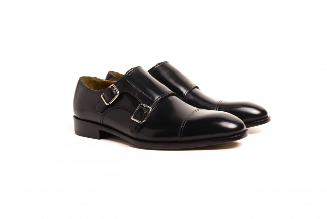 DOUBLE MONK STRAP (CODE: M2014 - BLACK)
