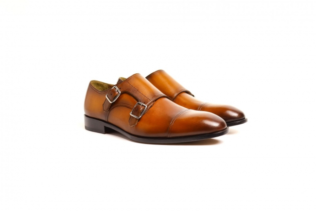 DOUBLE MONK STRAP (CODE: M2014 - BROWN)